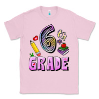 Bubblegum Pink Sixth Grade Classic Tee - RanaPortraitStore
