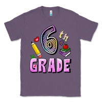 Lavender Sixth Grade Classic Tee - RanaPortraitStore