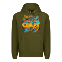 Army Green beautiful crazy Premium Hoodie - NancyCooperArtShop