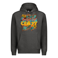 Charcoal Heather beautiful crazy Premium Hoodie - NancyCooperArtShop