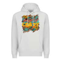 Dove Grey beautiful crazy Premium Hoodie - NancyCooperArtShop