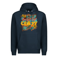 Navy beautiful crazy Premium Hoodie - NancyCooperArtShop