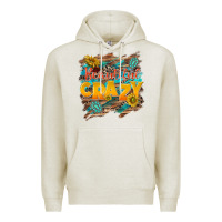 Oatmeal Heather beautiful crazy Premium Hoodie - NancyCooperArtShop