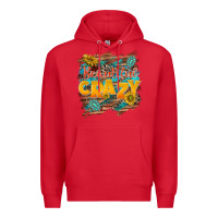 Red beautiful crazy Premium Hoodie - NancyCooperArtShop