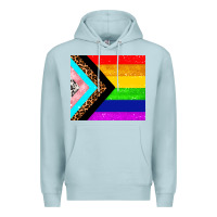 Blue Mist pride flag Premium Hoodie - AdoDesignShop