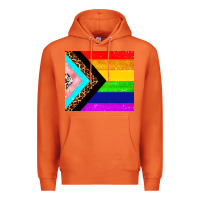 Carrot pride flag Premium Hoodie - AdoDesignShop