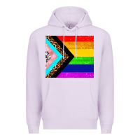 Lilac pride flag Premium Hoodie - AdoDesignShop
