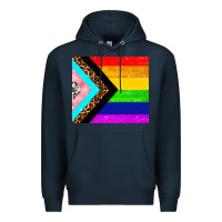 Navy pride flag Premium Hoodie - AdoDesignShop
