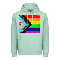 Seafoam pride flag Premium Hoodie - AdoDesignShop