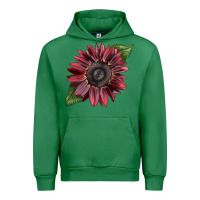 Emerald chocolate sunflower Urban Hoodie - LillyAllenDesigns