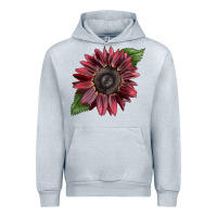 Heather Grey chocolate sunflower Urban Hoodie - LillyAllenDesigns