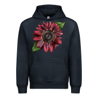Navy chocolate sunflower Urban Hoodie - LillyAllenDesigns