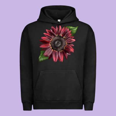 Chocolate Sunflower Urban Hoodie Designed By Lillyallendesigns