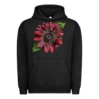 Pigment Black chocolate sunflower Urban Hoodie - LillyAllenDesigns