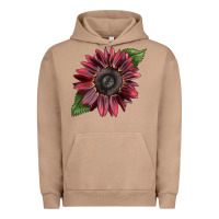 Pigment Burro chocolate sunflower Urban Hoodie - LillyAllenDesigns