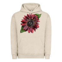 Pigment French Oak chocolate sunflower Urban Hoodie - LillyAllenDesigns