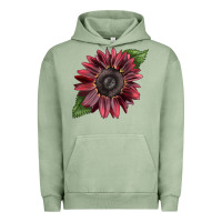 Pigment Oil Green chocolate sunflower Urban Hoodie - LillyAllenDesigns