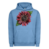 Pigment Pebble Blue chocolate sunflower Urban Hoodie - LillyAllenDesigns