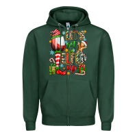 Sports Green let's get elfed up Zipper Hoodie - Zillion Design Studio