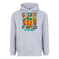 Heather Grey Cutest Pumpkin In The Patch Heavyweight Hoodie - texasbilliewilder
