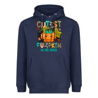 Navy Cutest Pumpkin In The Patch Heavyweight Hoodie - texasbilliewilder