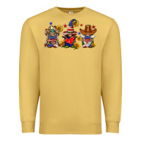 Antique Gold american gnomes Premium Sweatshirt - FaDigitalArtStudio