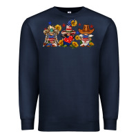 Navy american gnomes Premium Sweatshirt - FaDigitalArtStudio