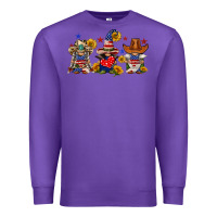 Purple american gnomes Premium Sweatshirt - FaDigitalArtStudio
