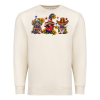 Sandshell american gnomes Premium Sweatshirt - FaDigitalArtStudio
