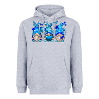 Heather Grey autism gnomes Heavyweight Hoodie - Zillion Design Studio
