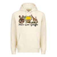 Tofu Peace Love Giraffes Premium Hoodie - LillyAllenDesigns