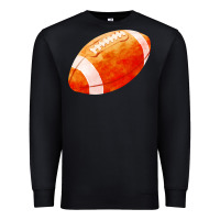 Black american football  pigskin  gridiron football Premium Sweatshirt - FaDigitalArtStudio