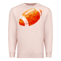 Pale Pink american football  pigskin  gridiron football Premium Sweatshirt - FaDigitalArtStudio
