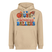 Mushroom busy raising ballers basketball Heavyweight Hoodie - Zillion Design Studio