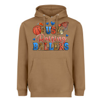 Toasted Coconut busy raising ballers basketball Heavyweight Hoodie - Zillion Design Studio