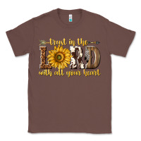 Chestnut Trust in the lord with all your heart Classic Tee - texasbilliewilder