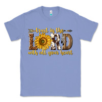 Colony Blue Trust in the lord with all your heart Classic Tee - texasbilliewilder