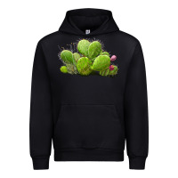 Black desert prickly pear cactus Urban Hoodie - LillyAllenDesigns