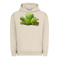 Pigment French Oak desert prickly pear cactus Urban Hoodie - LillyAllenDesigns