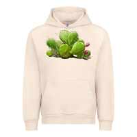 Sandshell desert prickly pear cactus Urban Hoodie - LillyAllenDesigns