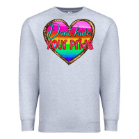 Heather Grey dont hide your pride Premium Sweatshirt - HRA Design Shop