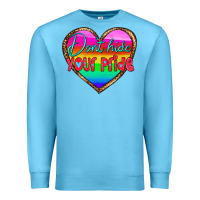 Ocean Blue dont hide your pride Premium Sweatshirt - HRA Design Shop