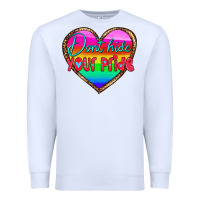 White dont hide your pride Premium Sweatshirt - HRA Design Shop
