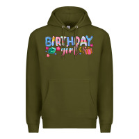 Army Green birthday girl Premium Hoodie - NancyCooperArtShop
