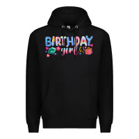 Black birthday girl Premium Hoodie - NancyCooperArtShop