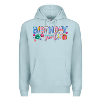 Blue Mist birthday girl Premium Hoodie - NancyCooperArtShop