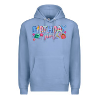 Colony Blue birthday girl Premium Hoodie - NancyCooperArtShop