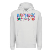 Dove Grey birthday girl Premium Hoodie - NancyCooperArtShop
