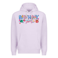Lilac birthday girl Premium Hoodie - NancyCooperArtShop