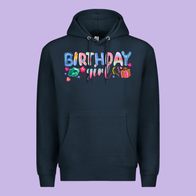Birthday Girl Premium Hoodie Designed By Nancycooperartshop